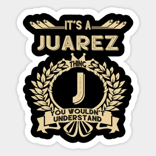 Juarez Sticker